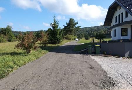 Polaganje frezanega asfalta v Dovcah 02 Foto Boštjan Otoničar